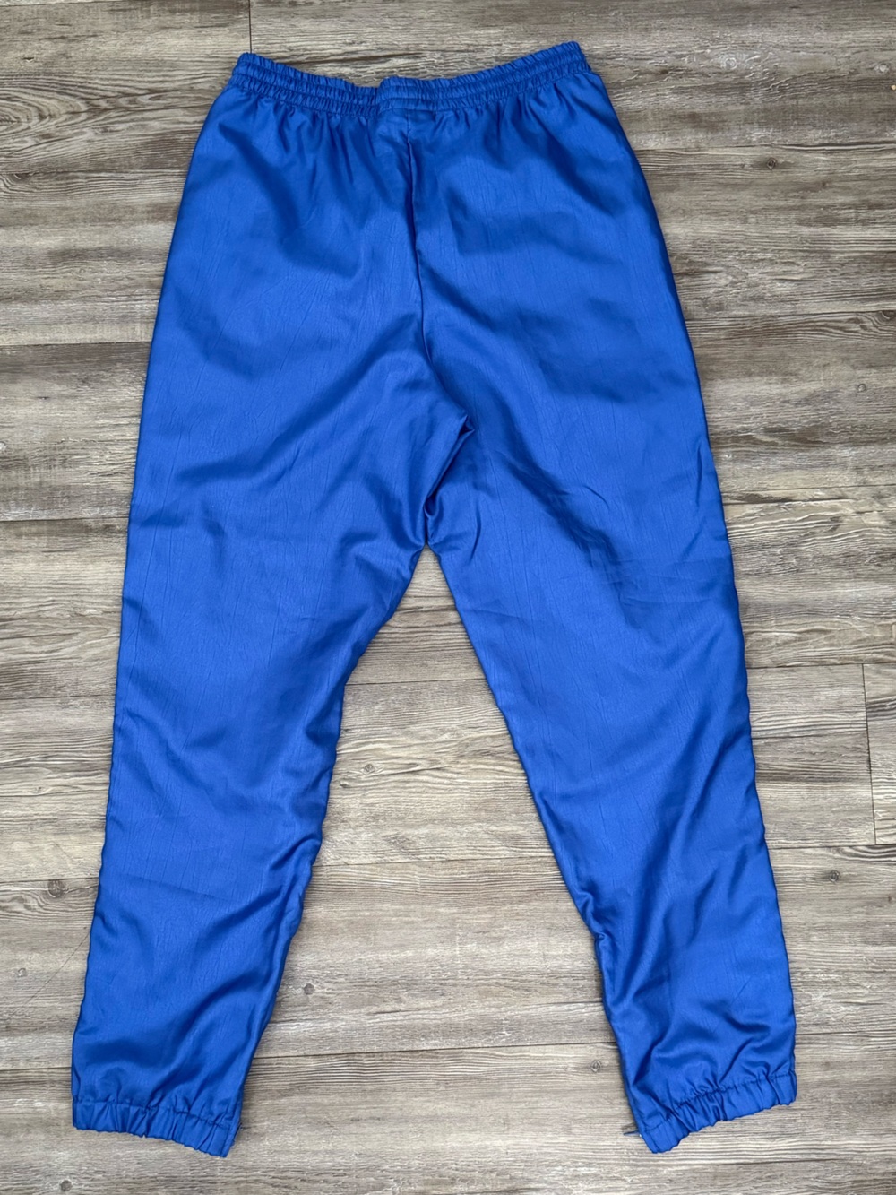 Vintage Tail Blue Windbreaker Tracksuit Jacket Pants Set M 80s 90s - Picture 10 of 11